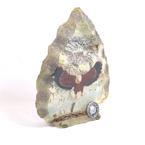 Arrowhead Bald Eagle Acrylic Sculpture - Picture 4 of 4